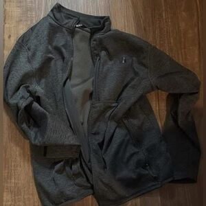 The North Face Men's Dark Charcoal Zip-Up Performance Jacket